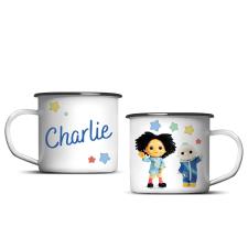Personalised Moon and Me Pepi Nana & Moon Baby Enamel Mug